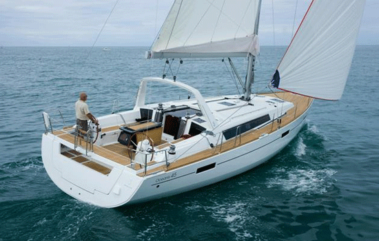 Greece Yacht Charter: Oceanis 45 Monohull From $1,890/week 4 cabins/2 heads sleeps 10