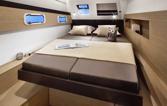 This Bali 4.5 has 4 double cabins