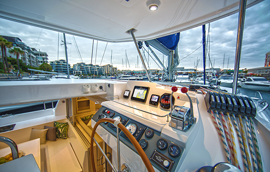 Enjoy the fantastic view inside the Leopard 404