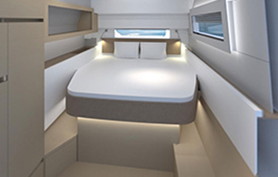 Spacious cabins