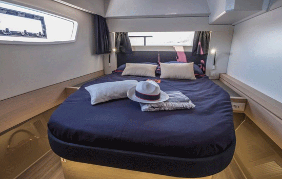 The Astrea 42 features 3 double cabins