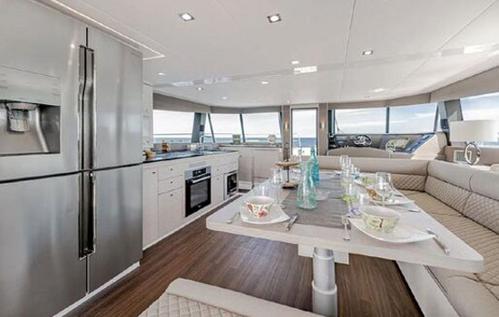 Interior of the Aventura 50