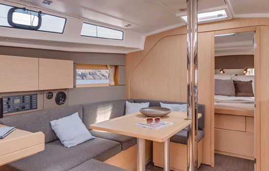 Salon of the Beneteau 38.2