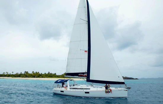 The lovely Beneteau Oceanis 48