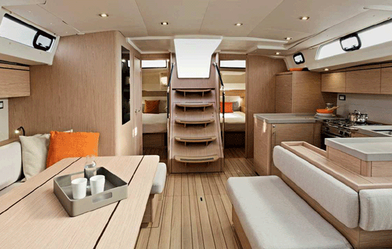 Salon of the Beneteau 52.3