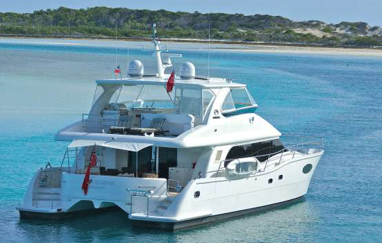 The Horizon 60 power catamaran