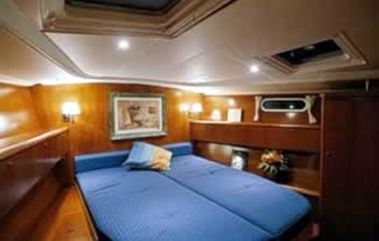 Spacious cabins make sleeping a pleasure