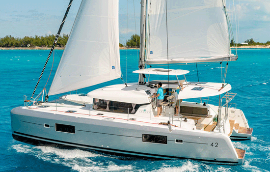 BVI Yacht Charter: Lagoon 420 Catamarans From $7,500/week 3 cabin/3 head sleeps 7 Air Conditioning,