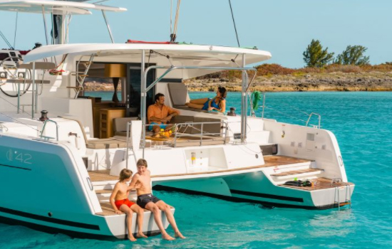 Lagoon 42 is perfect for a family vacation