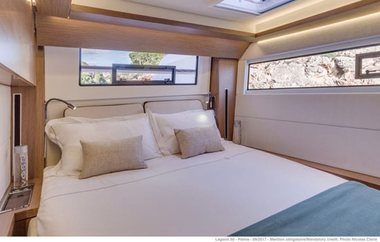 Lagoon 50 features 5 double cabines