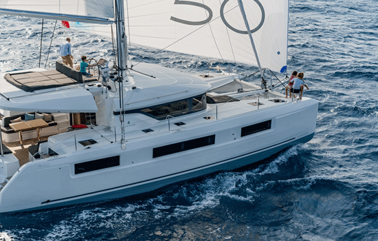 BVI Yacht Charter: Lagoon 50 From $12,400/week 6 dbl cabin/6 head sleeps 13 Air conditioning,