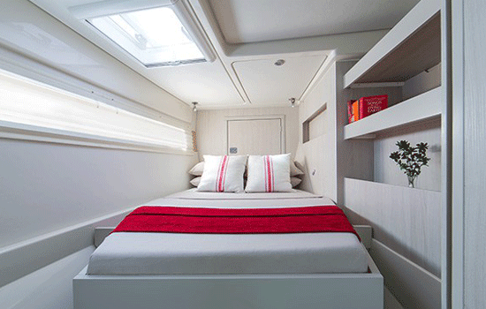 The Leopard 514 has 4 double cabins