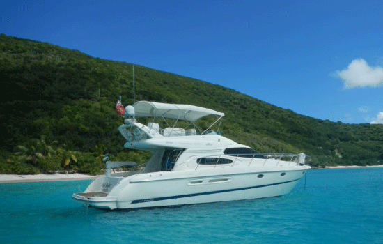 Leopard 51 at anchor