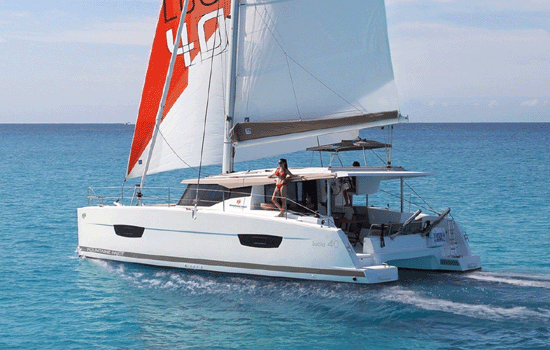 BVI Yacht Charter: Lucia 40 Catamaran From $6,264/week 3 cabins/2 heads sleeps 8