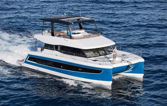 The beautiful Motor Yacht 6 Maestro by Fountaine Pajot