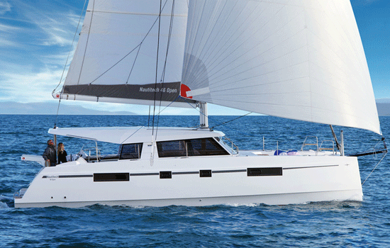 BVI Yacht Charter: Nautitech Open 46 From $8,200/week 4 dbl cabin 2 sgl/4 head sleeps