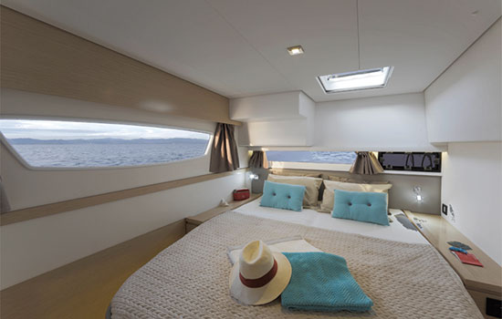 The Saba 50 features 5 double cabins