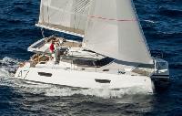 BVI Yacht Charter: Saona 47 Catamaran From $11,650/week 4 dbl cabin/5 head sleeps 11 Air