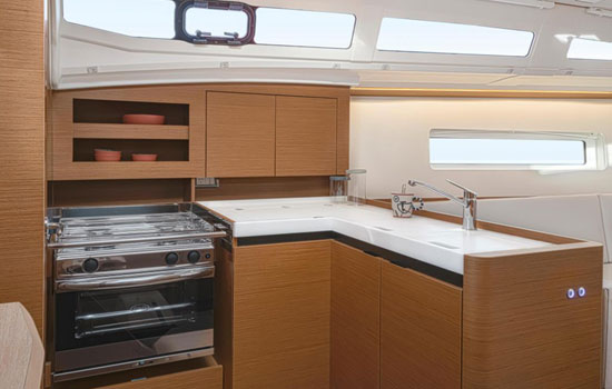 Interior of the Sun Odyssey 380