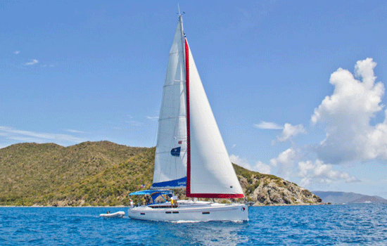 BVI Yacht Charter: Sun Odyssey 47 Monohull From $2,999/week 3 cabins/ heads sleeps 8 Dock