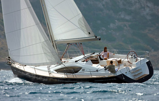 Sailing the beautiful Jeanneau 50 DS