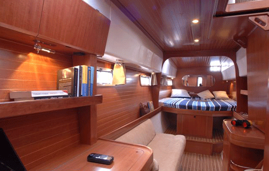 Nautitech 44 has spacious and comfortable cabins