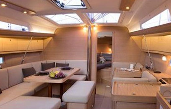 Spacious and comfortable interior