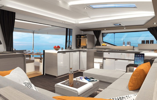 Admire the view from inside the Elba 45 Smart Electric