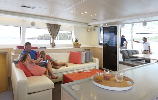 Elegant Interior of the Lagoon 620