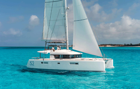 U.S. Virgin Islands Crewed Yacht Charter: Lagoon 52 Catamaran From $27,000/week All Inclusive 8 guests