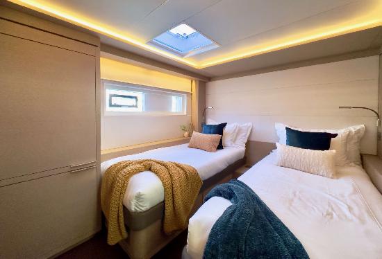 Comfortable and spacious cabins