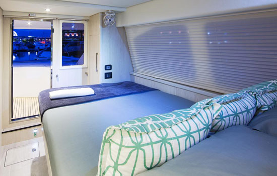 Spacious and comfortable cabins