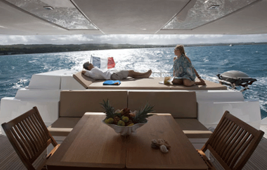 The Sanya 57 is the perfect boat for your vacation