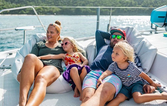 The Leopard 44 is the right boat for a fun family vacation