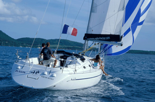 Harmony 38 at sea