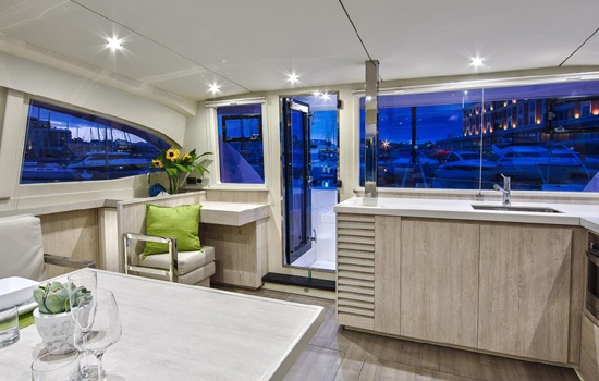 Leopard 400 features an spacious and well appointed interior