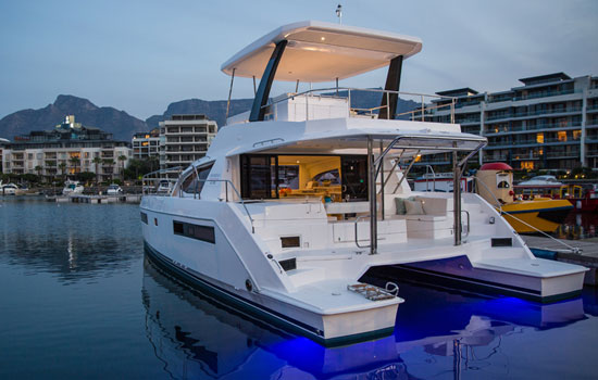 The beautiful Leopard 434 Power Catamaran