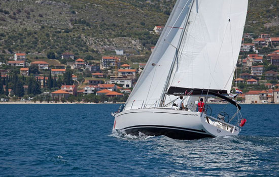 Salona 44 in the Adriatic Sea