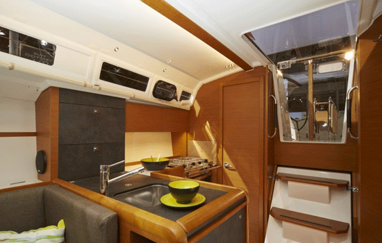 Well equipped galley