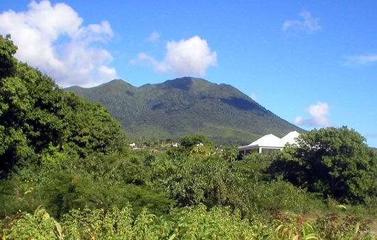 Mount Nevis seen from a distance