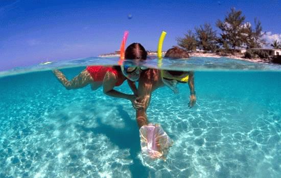 Snorkeling the waters of Crooked Island