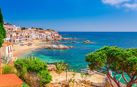 Beautiful scenery of Costa Brava