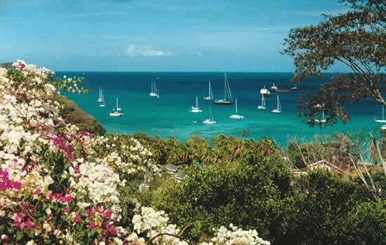 Hiltop view of Grenada harbour