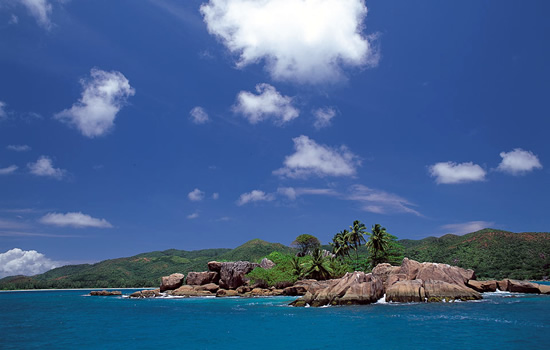 Off the north coast of Mah in the Seychelles, Cerf Island