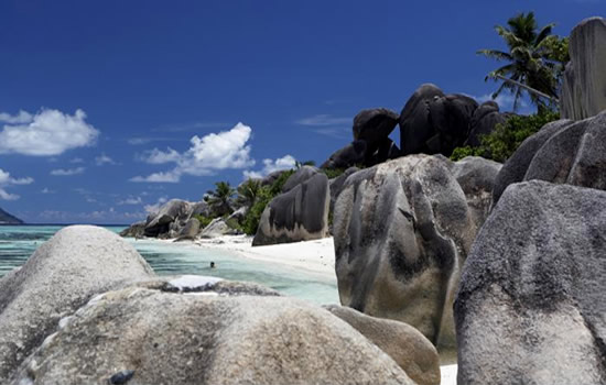 La Digue, an island in the Seychelles