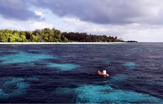 Kayaking at Seychelles