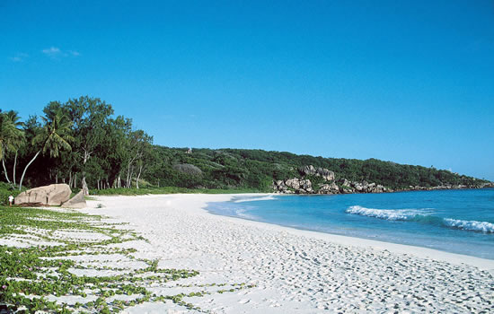 Beach on Grand Soeur Island, Seychelles