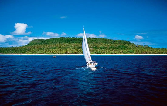 Sailing through Tonga