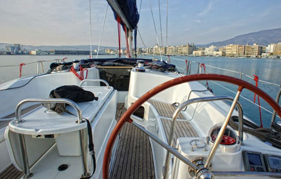 Twin helm steering