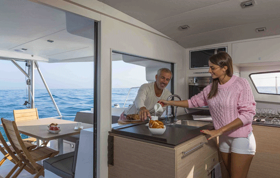 Sleek design and interior d�cor, arranged for living.
